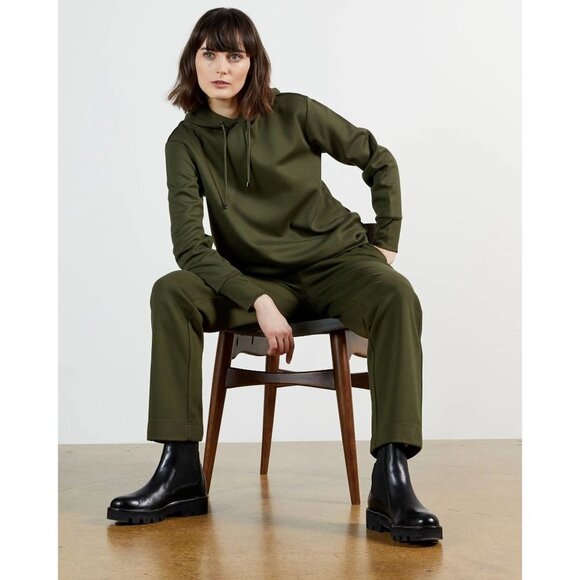 TED BAKER VVERIA Relaxed Side Trim Jogger Pants Green - Picture 5 of 9